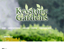 Tablet Screenshot of keystonegardens.com